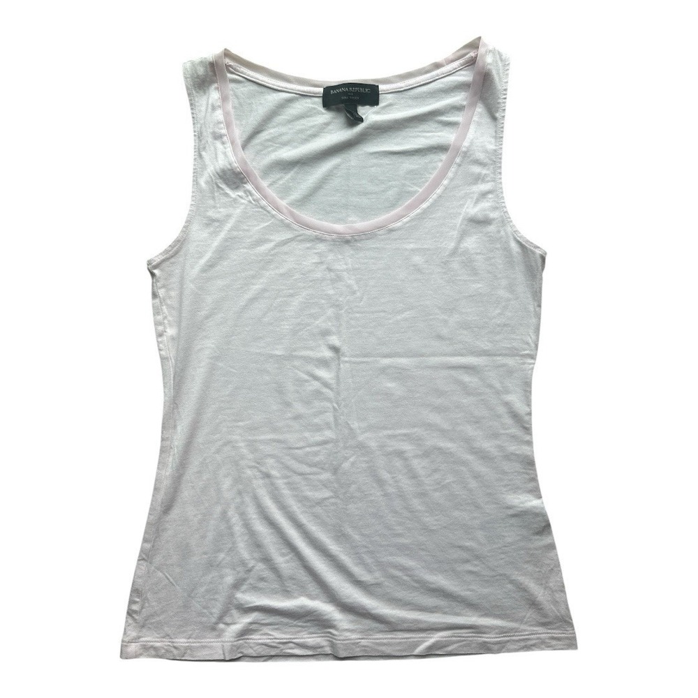 Banana Republic Luxe Touch Women's Light Pink Tank Top Size Small‎